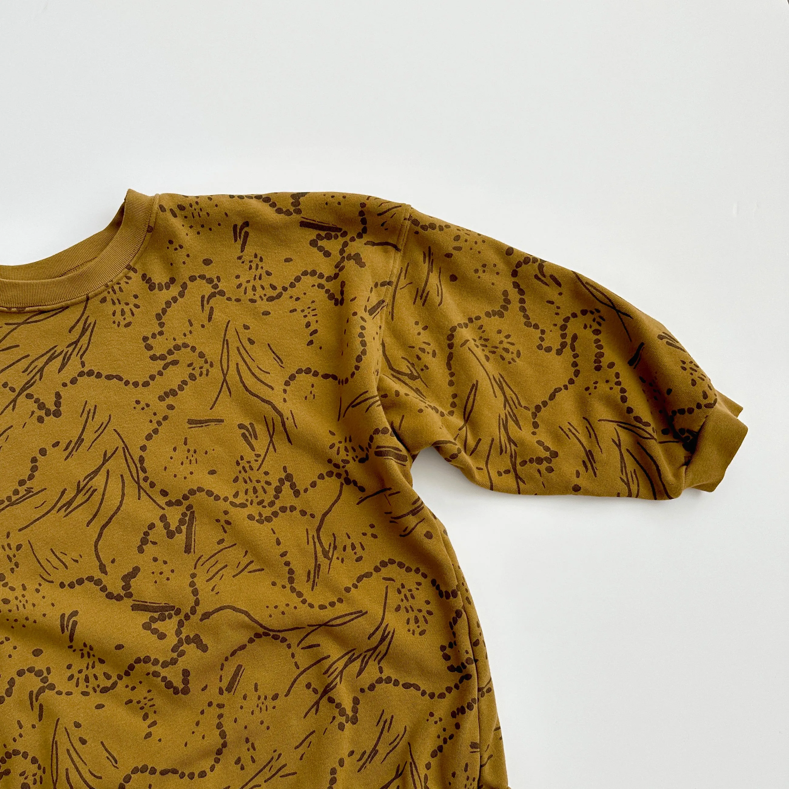 The Stevie Sweatshirt - Drape in Lentil & Raw Sienna