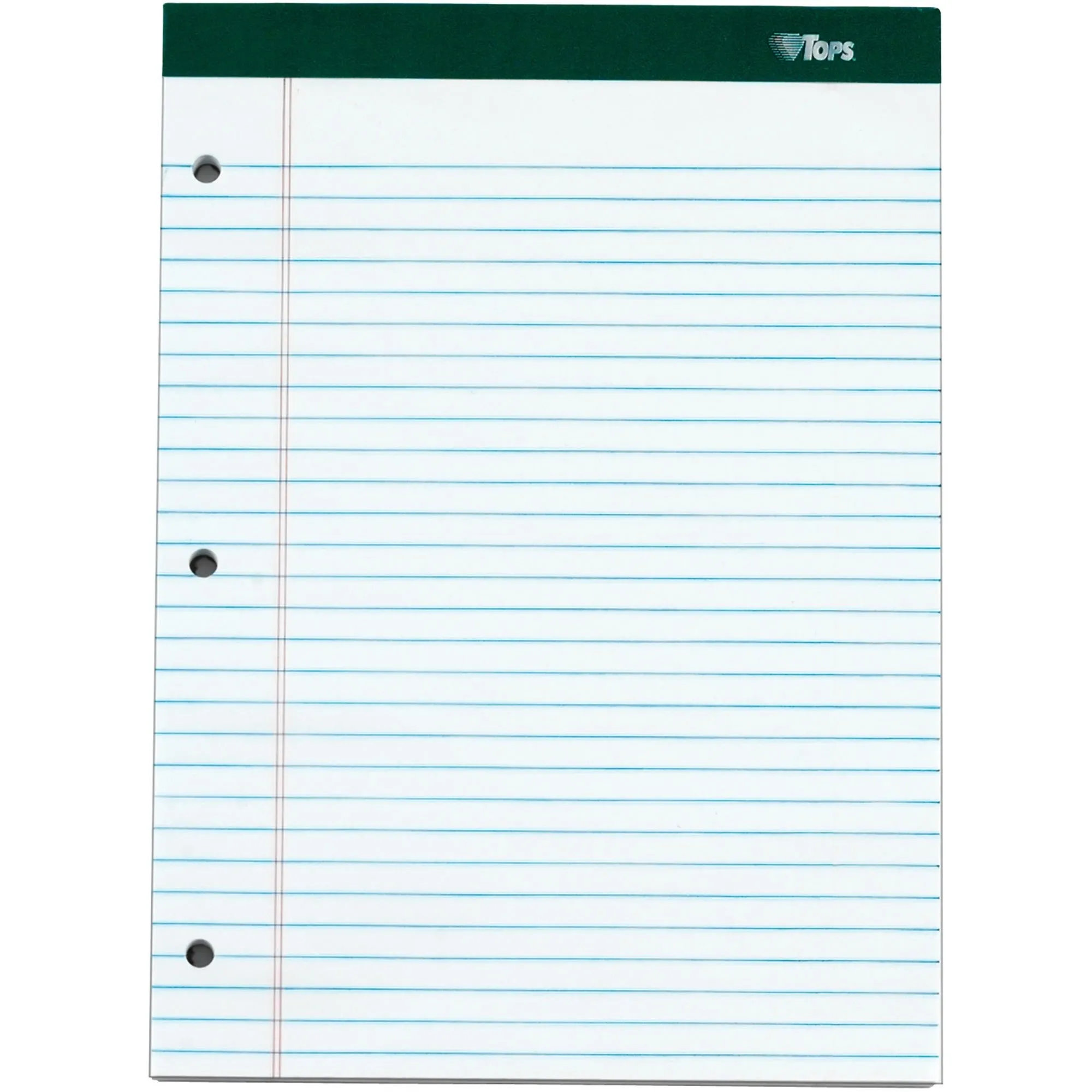 TOPS Docket 3-hole Punched Legal Ruled Legal Pads