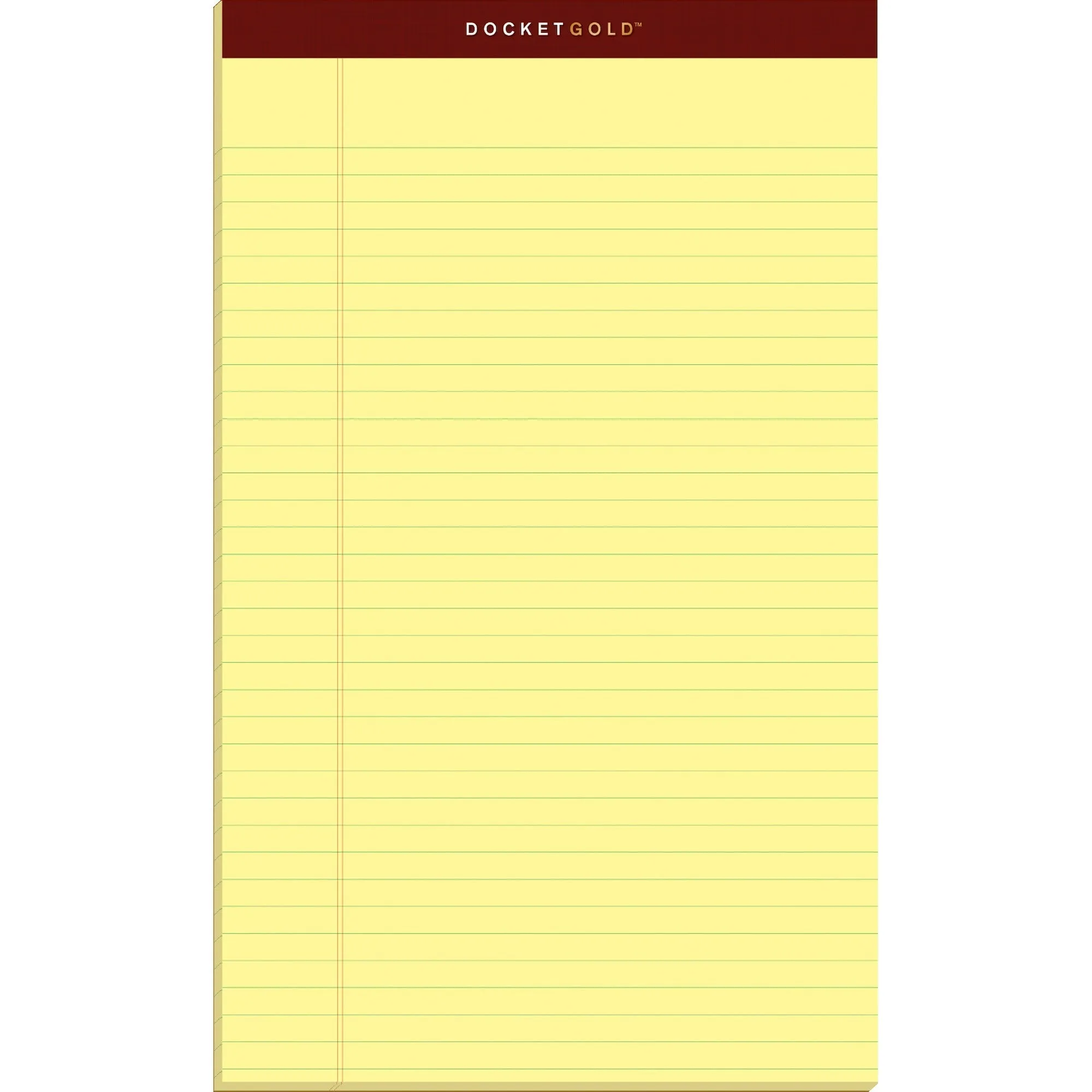 TOPS Docket Gold Legal Pads - Legal
