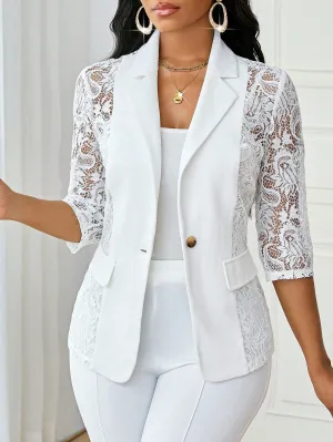 Traje Blanco Elegante para Mujer