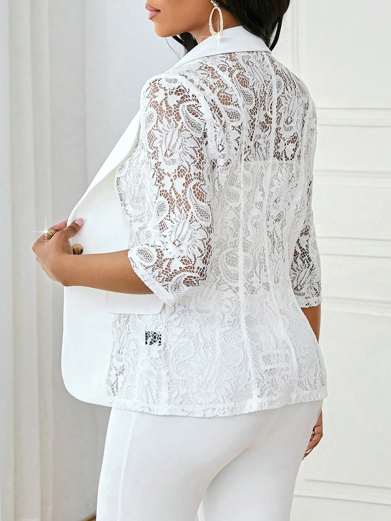 Traje Blanco Elegante para Mujer