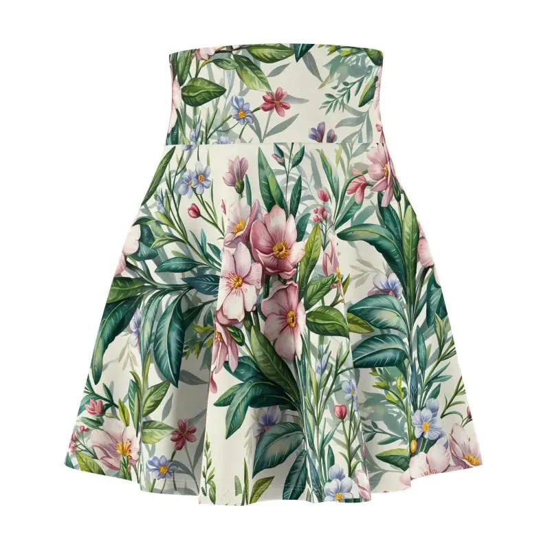 Tropical Floral Skater Skirt Perfect for Summer Style