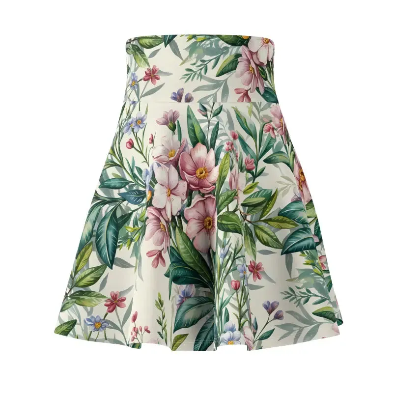 Tropical Floral Skater Skirt Perfect for Summer Style