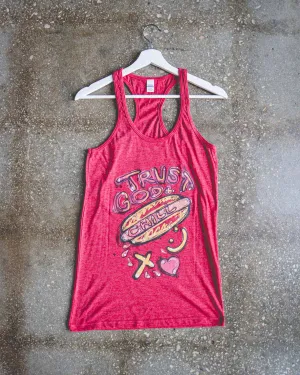 Trust God   Chill (Cookout) Racerback Tank
