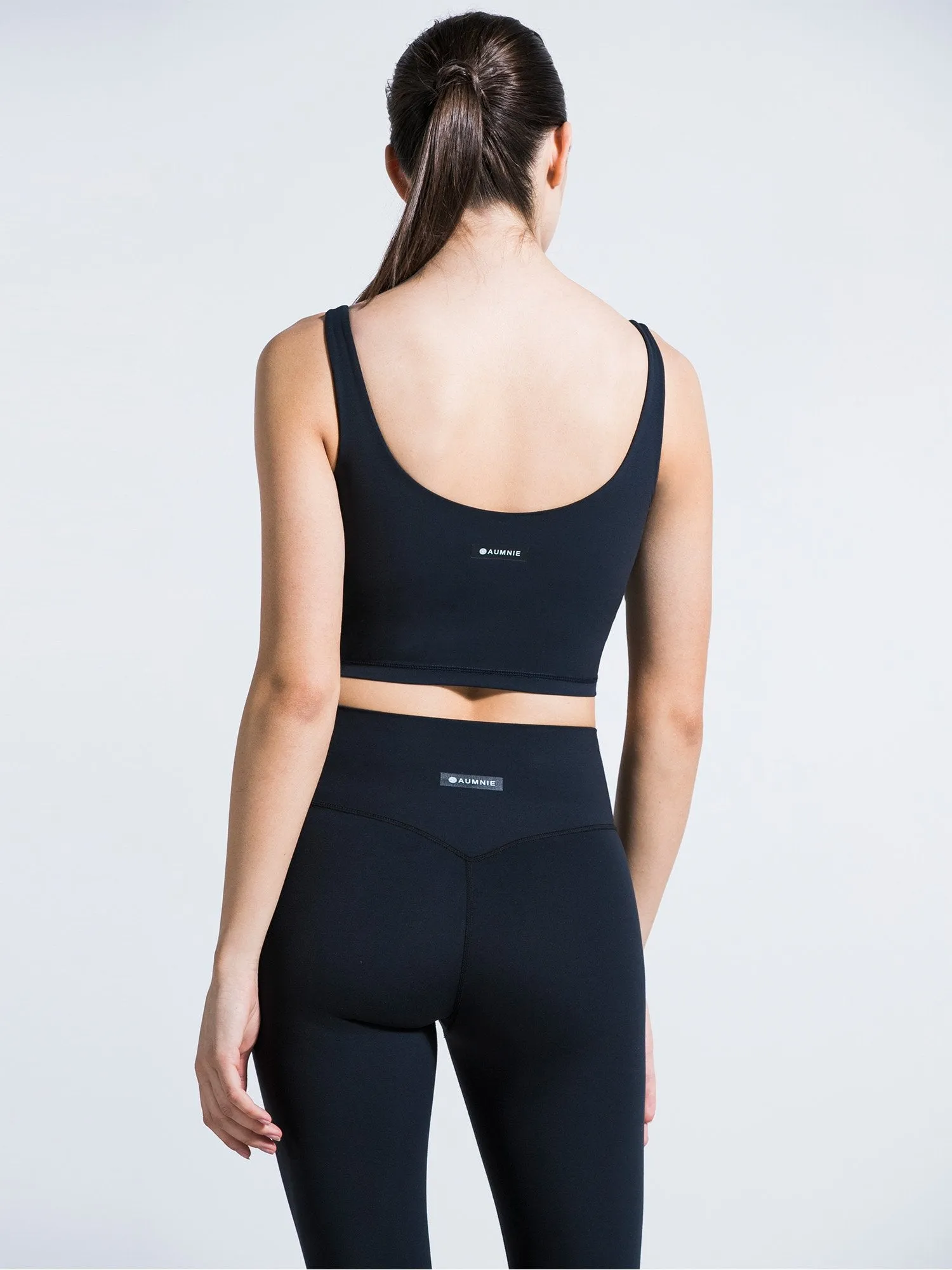 U NECK NUDE TANK, MIDNIGHT GREY