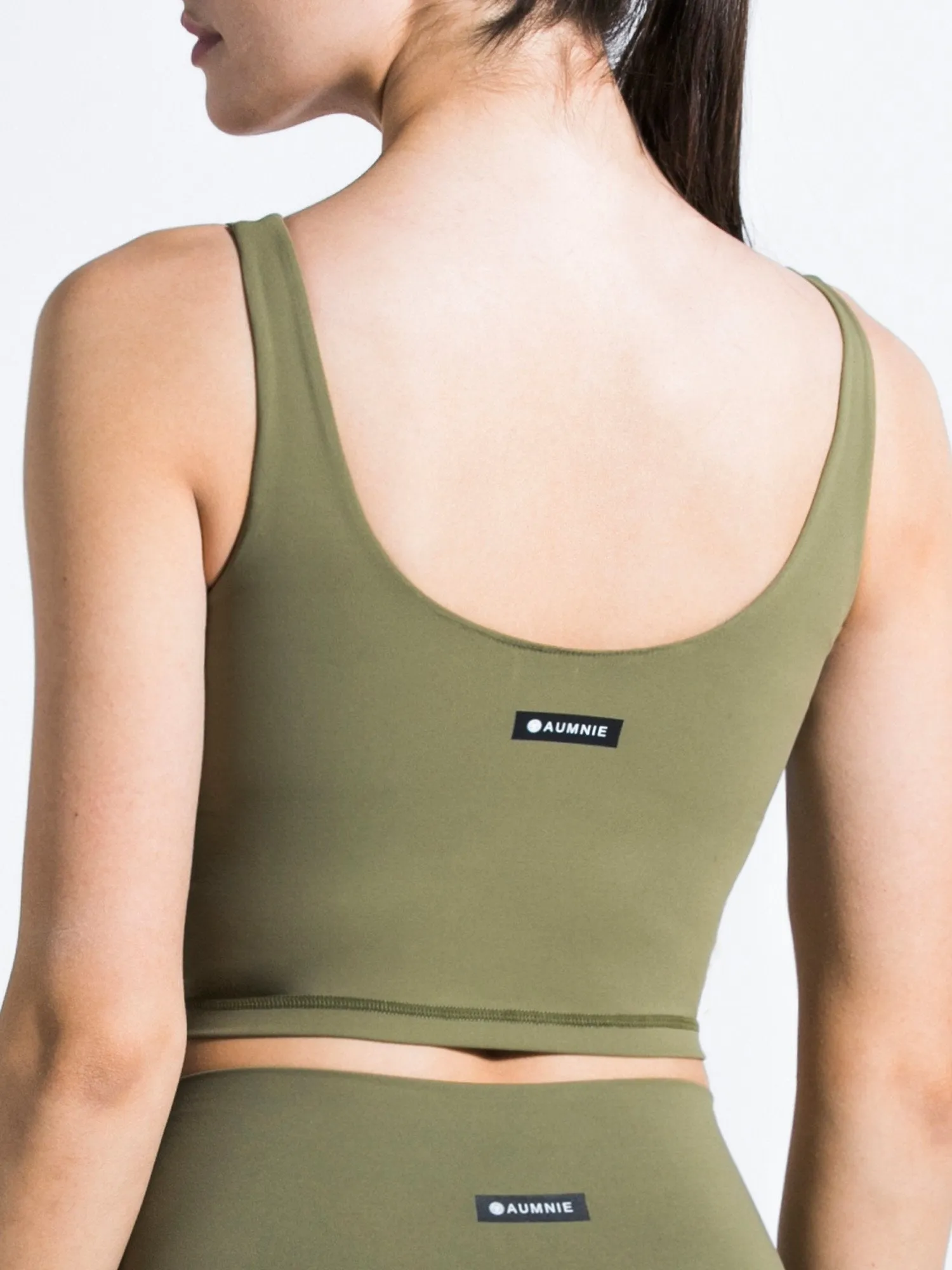 U NECK NUDE TANK, SAGE