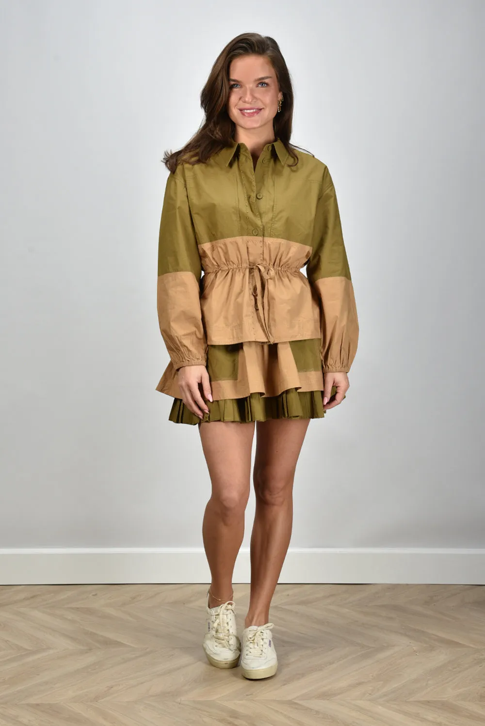 Ulla Johnson jack Arlo SP250500 sahara colorblock
