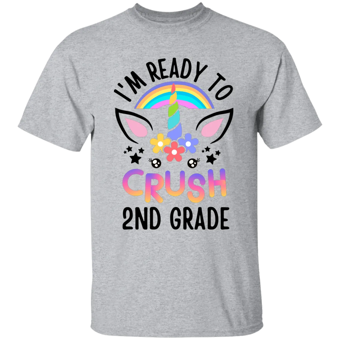 Unicorn 2nd Grade Cotton T-Shirt