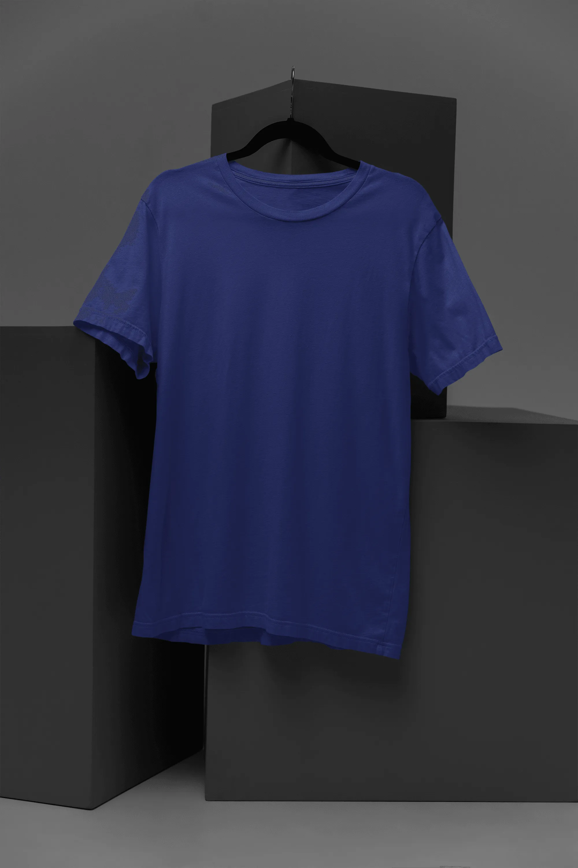 Unisex Cotton Plus Size Crew Neck T-shirts - Unit 5