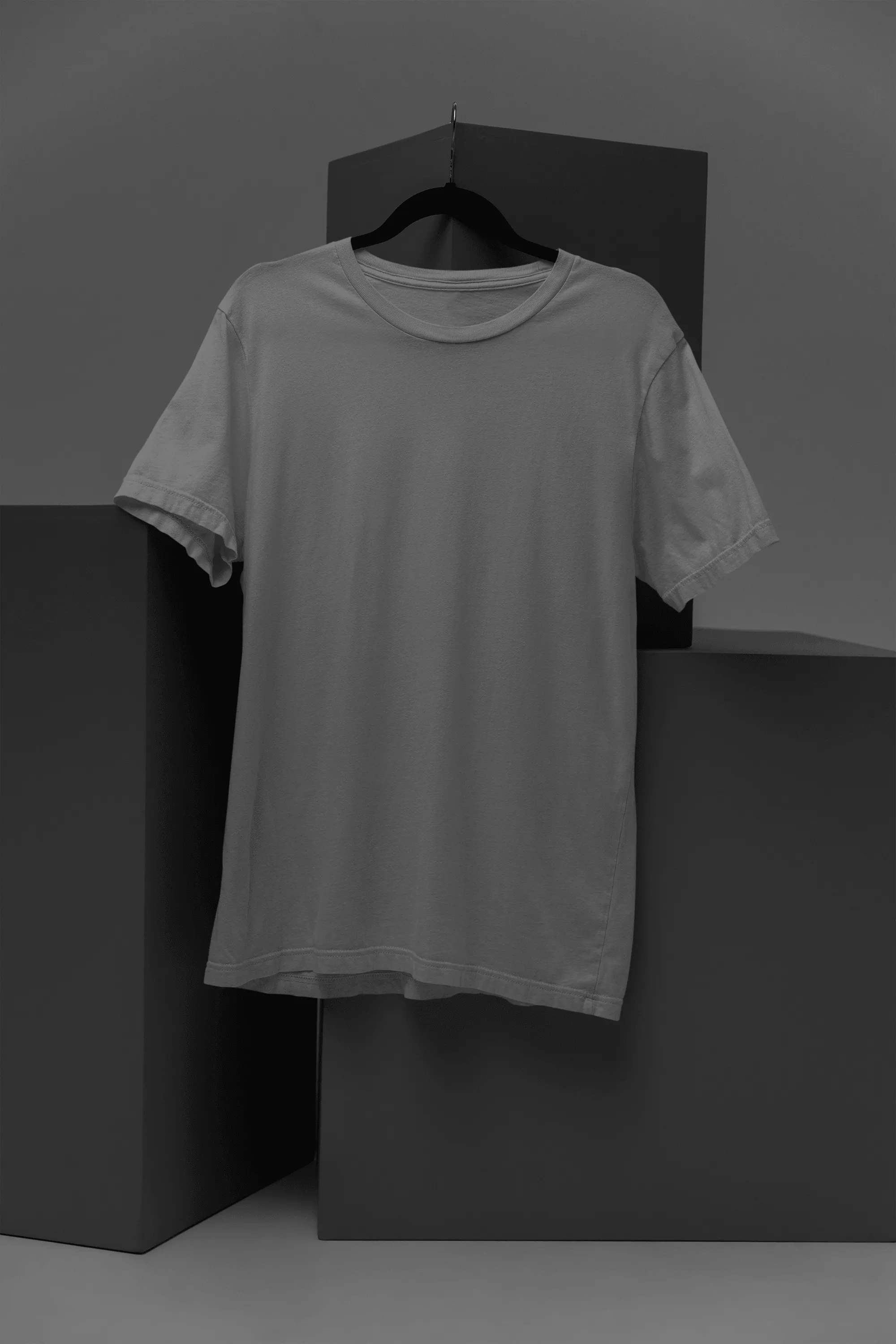 Unisex Cotton Plus Size Crew Neck T-shirts - Unit 5