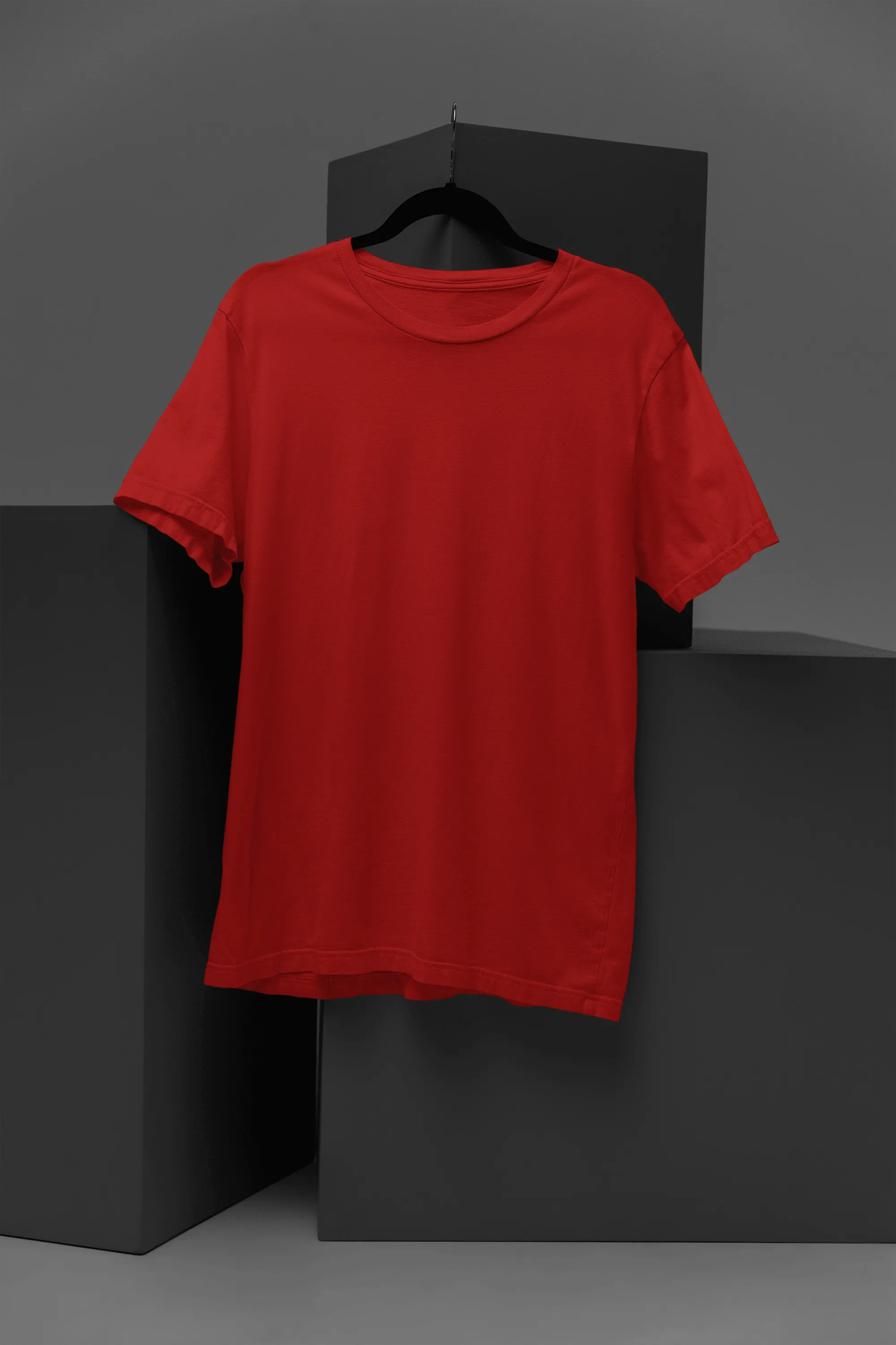 Unisex Cotton Plus Size Crew Neck T-shirts - Unit 5