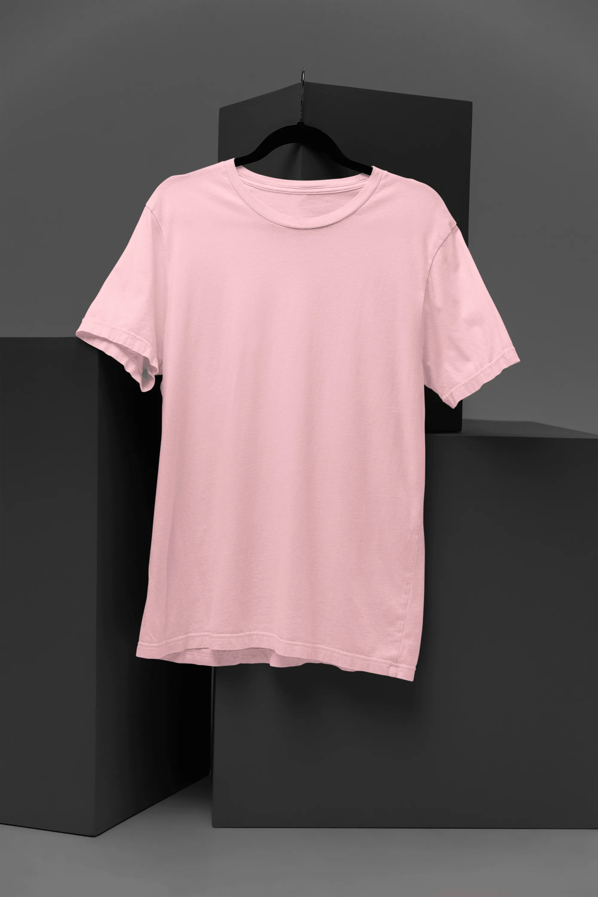 Unisex Cotton Plus Size Crew Neck T-shirts - Unit 5