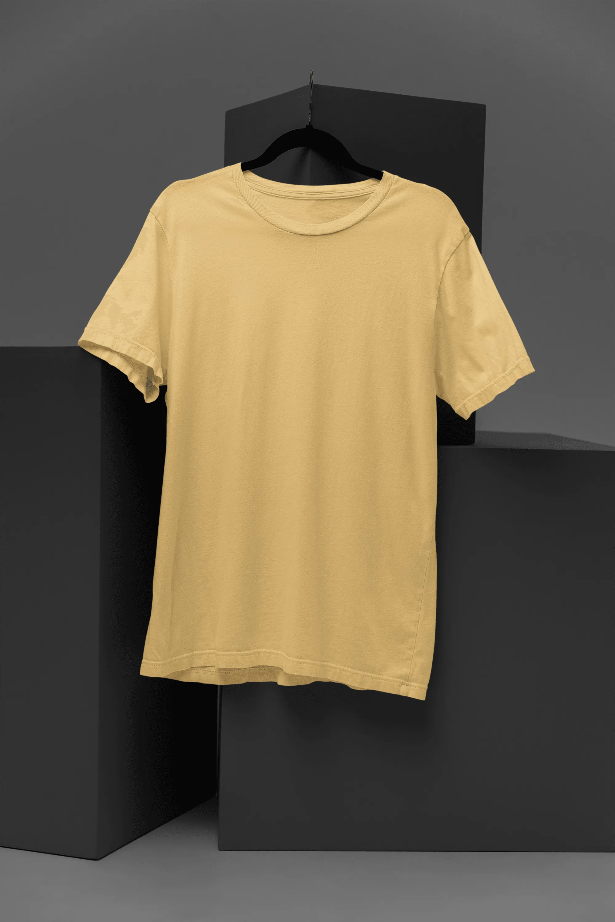 Unisex Cotton Plus Size Crew Neck T-shirts - Unit 5