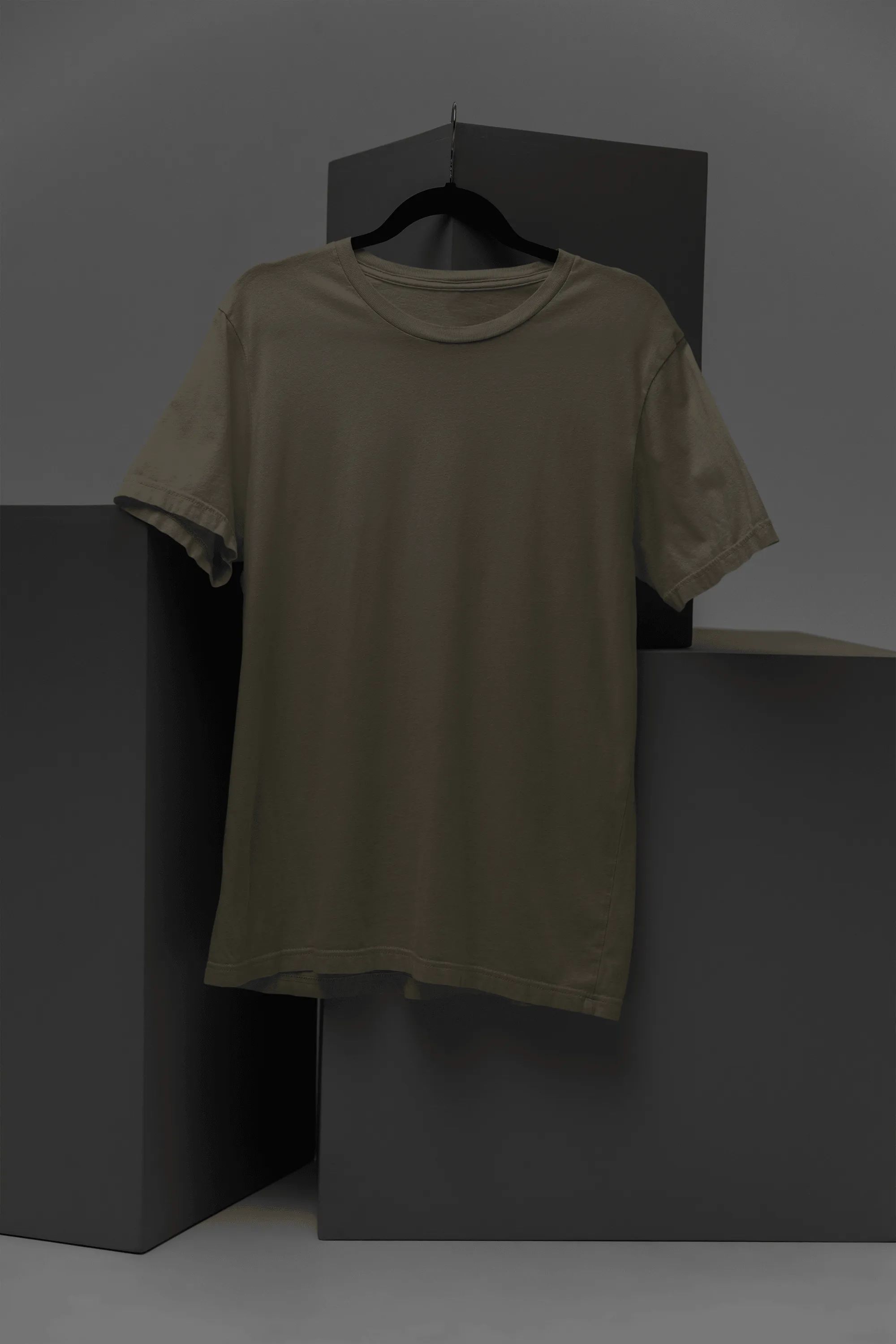 Unisex Cotton Plus Size Crew Neck T-shirts - Unit 5