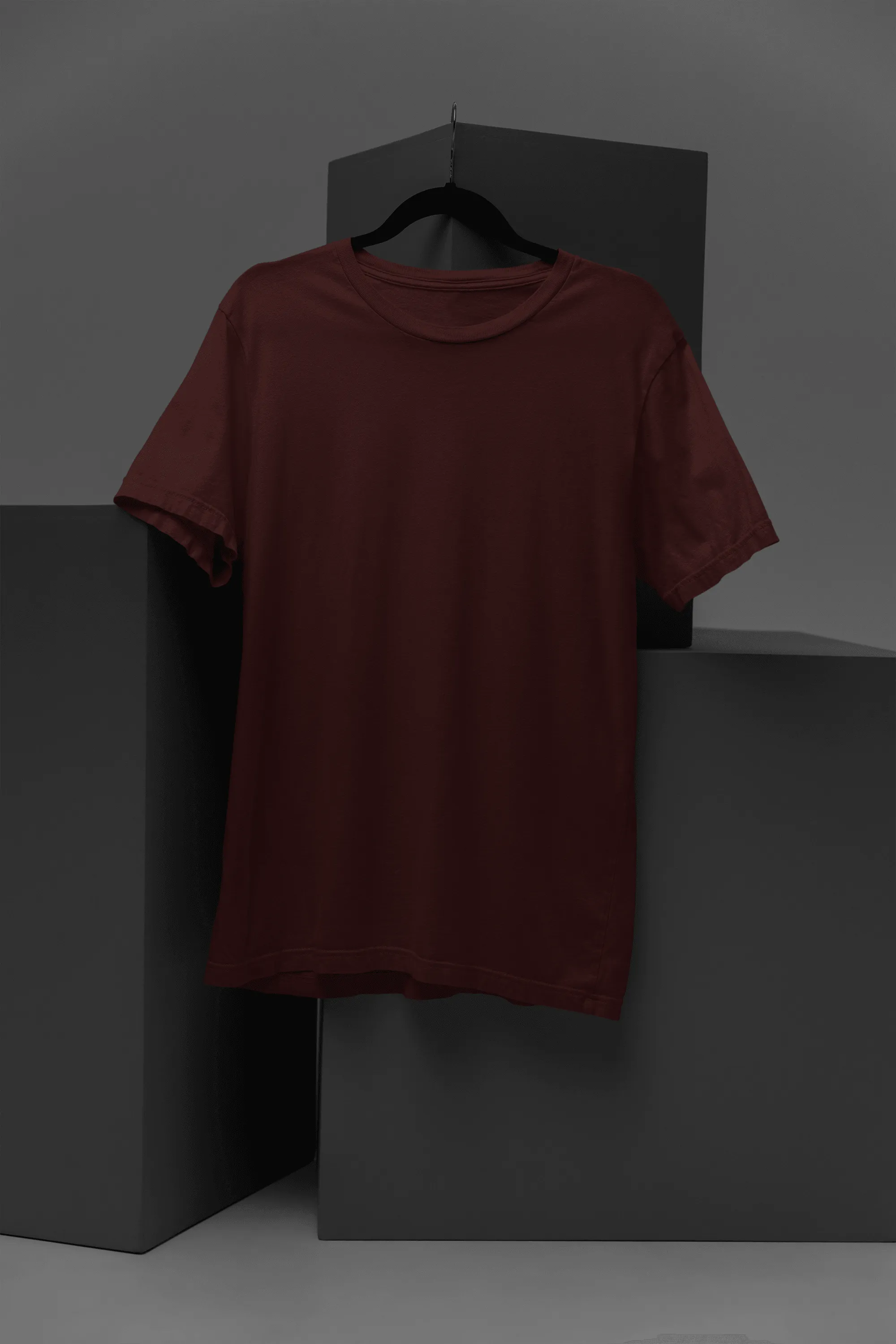 Unisex Cotton Plus Size Crew Neck T-shirts - Unit 5