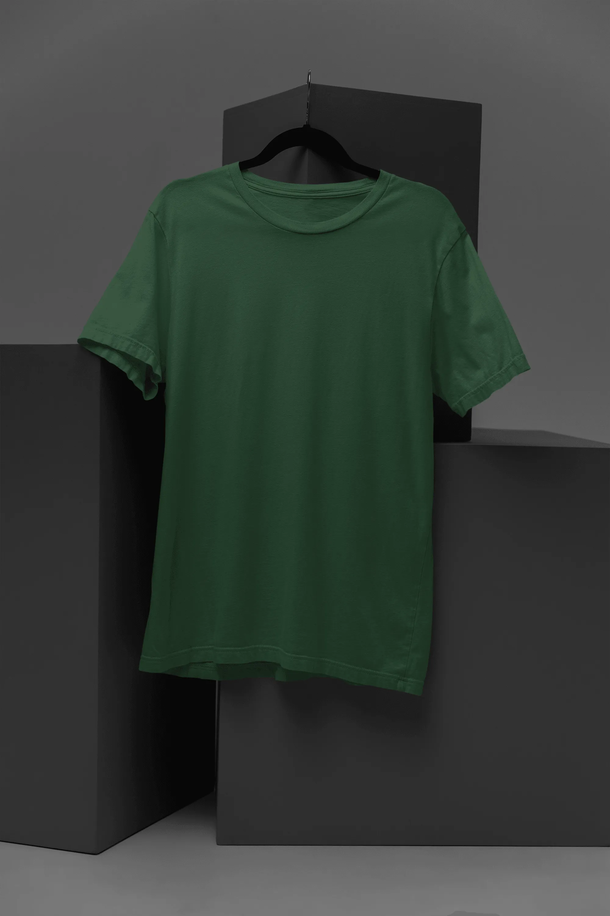 Unisex Cotton Plus Size Crew Neck T-shirts - Unit 5
