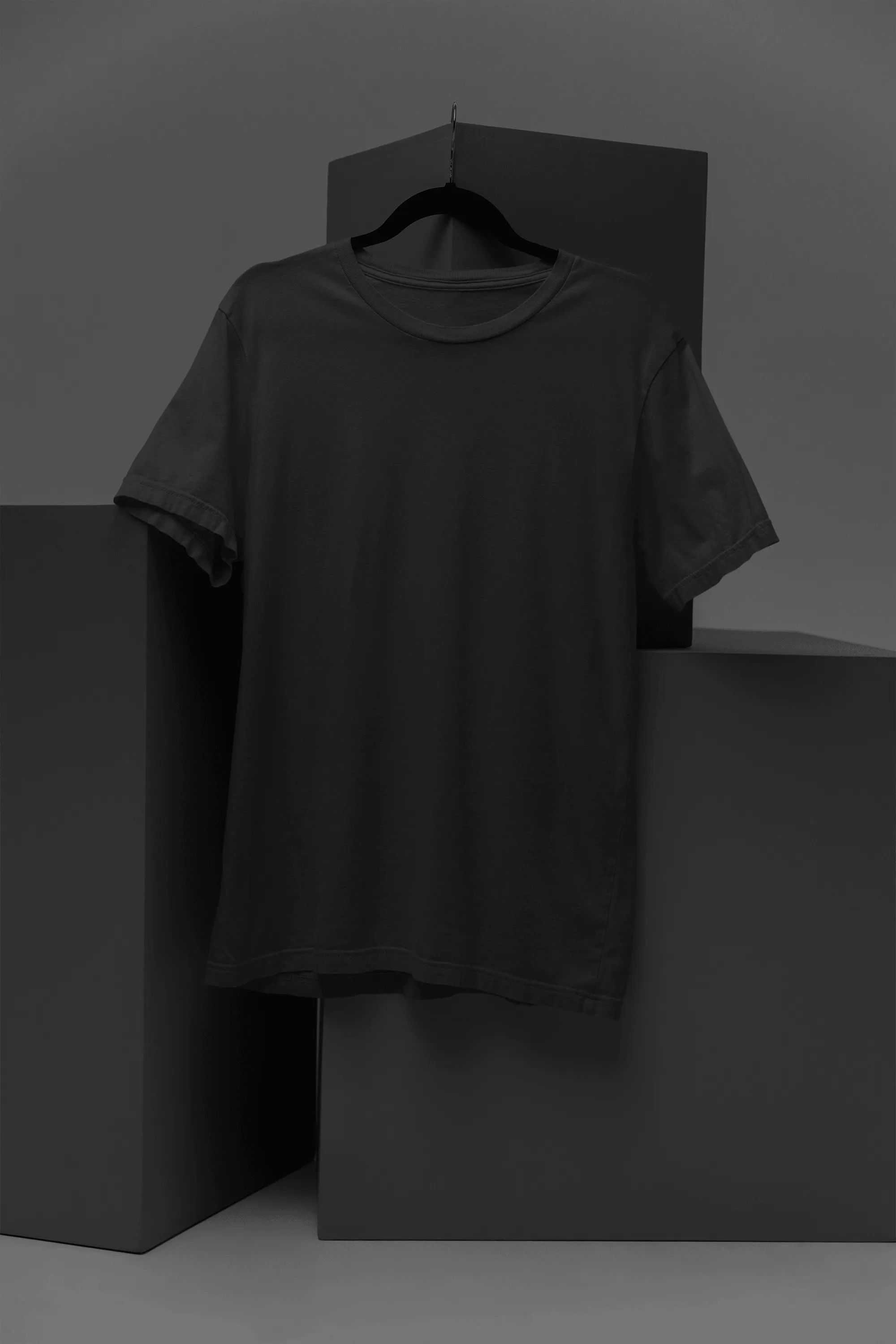 Unisex Cotton Plus Size Crew Neck T-shirts - Unit 5