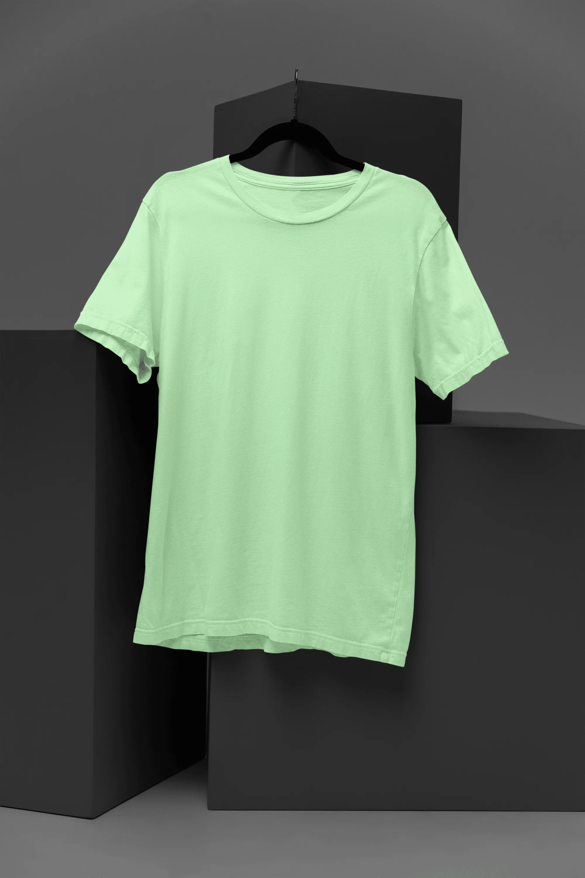 Unisex Cotton Plus Size Crew Neck T-shirts - Unit 5