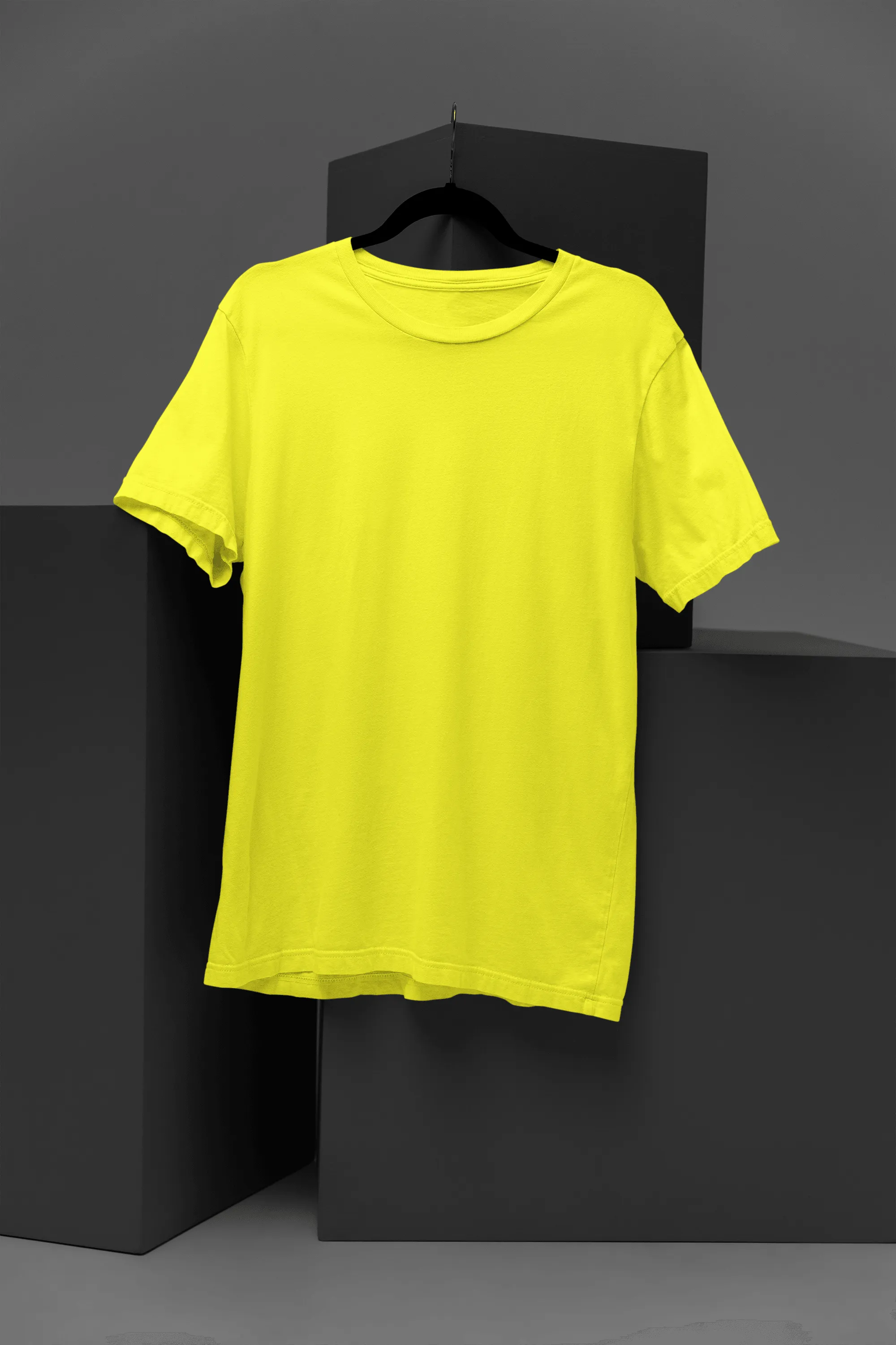 Unisex Cotton Plus Size Crew Neck T-shirts - Unit 5