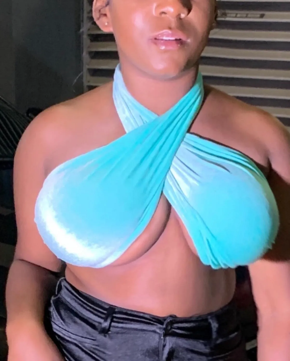 Velvet Wrap Top