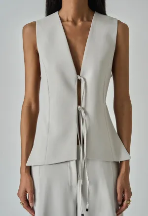 Veronica Vest in Ecru