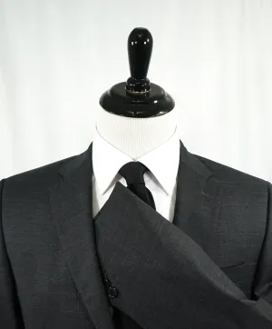 VERSACE COLLECTION - Gray Prince of Wales Check Plaid Suit - 38L