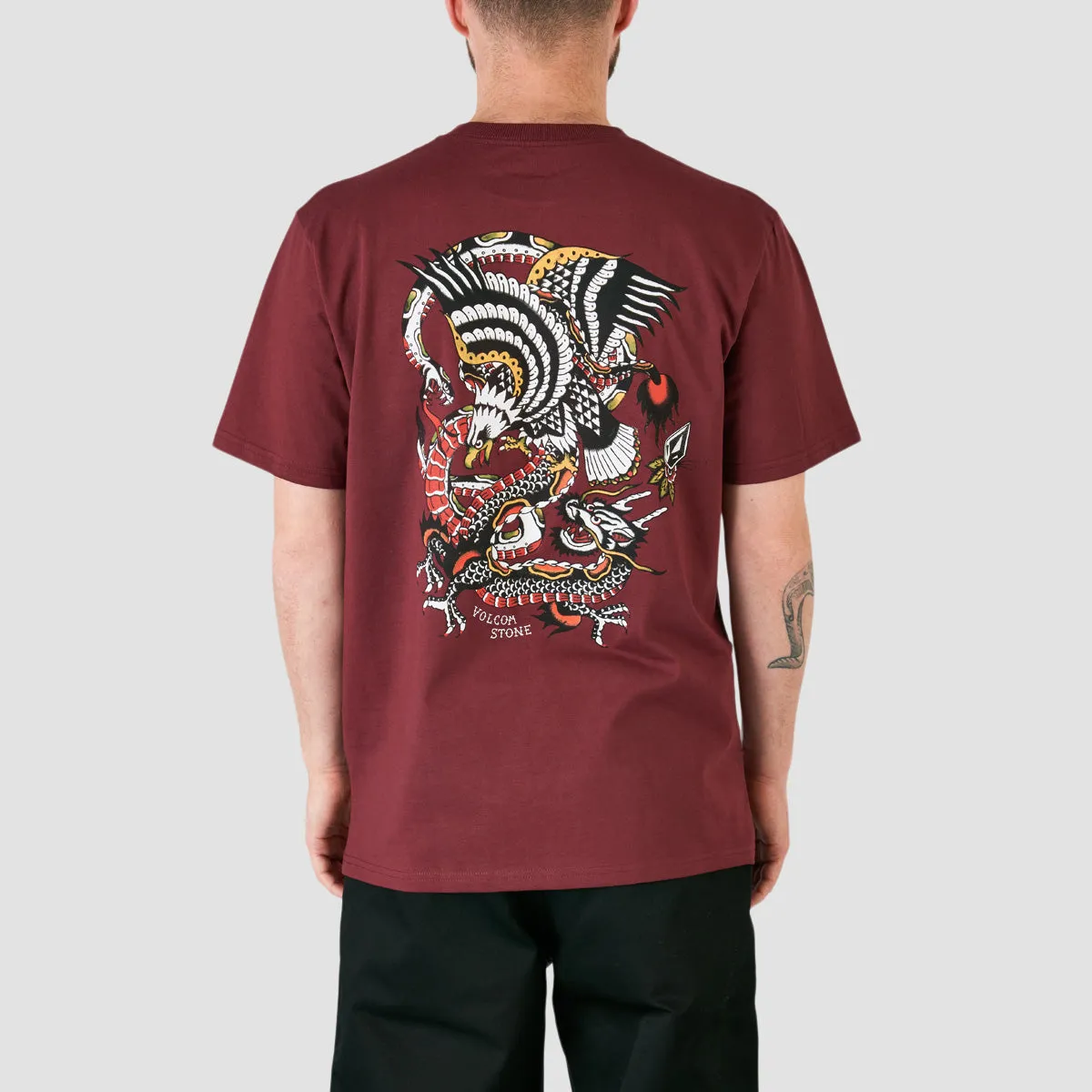 Volcom Lintell Classic T-Shirt Merlot