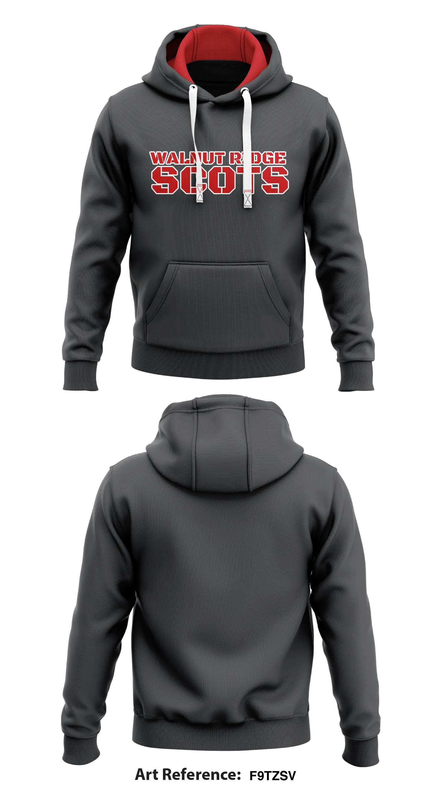 Walnut Ridge Scots Store 1  Core Men's Hooded Performance Sweatshirt - f9Tzsv