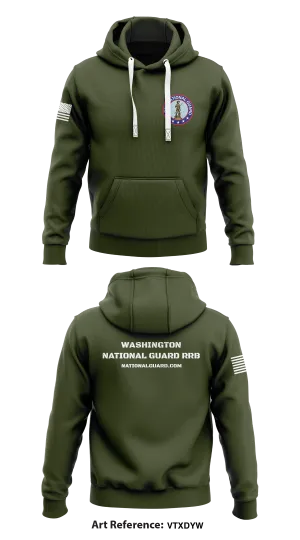Washington National Guard RRB Store 1  Core Men's Hooded Performance Sweatshirt - H5TXDF