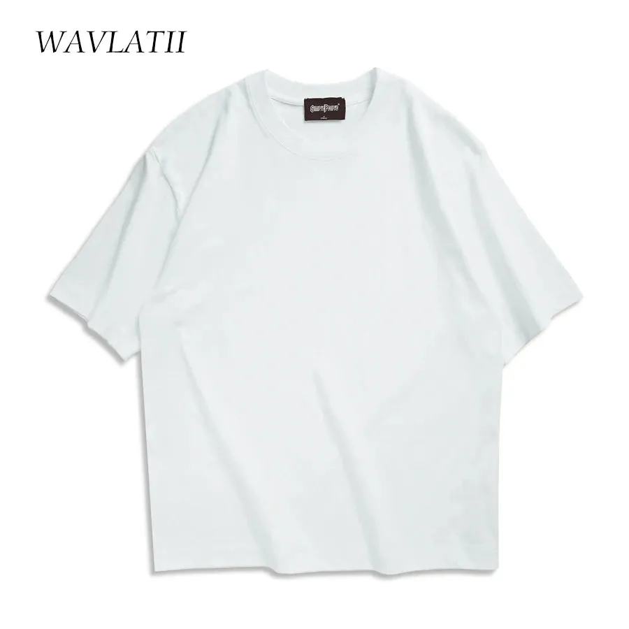 WAVLATII Oversized Summer T-Shirts