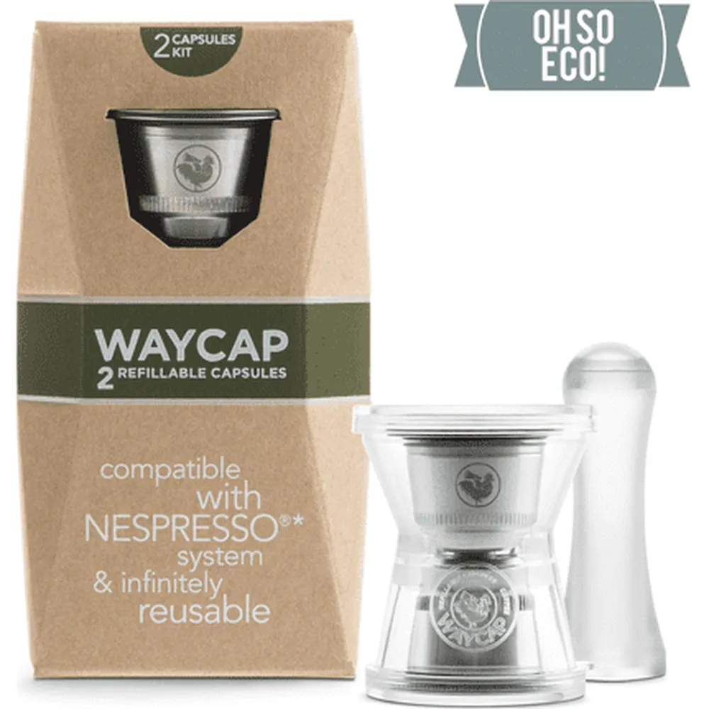 WayCap Reusable Coffee Capsules - Nespresso Compatible