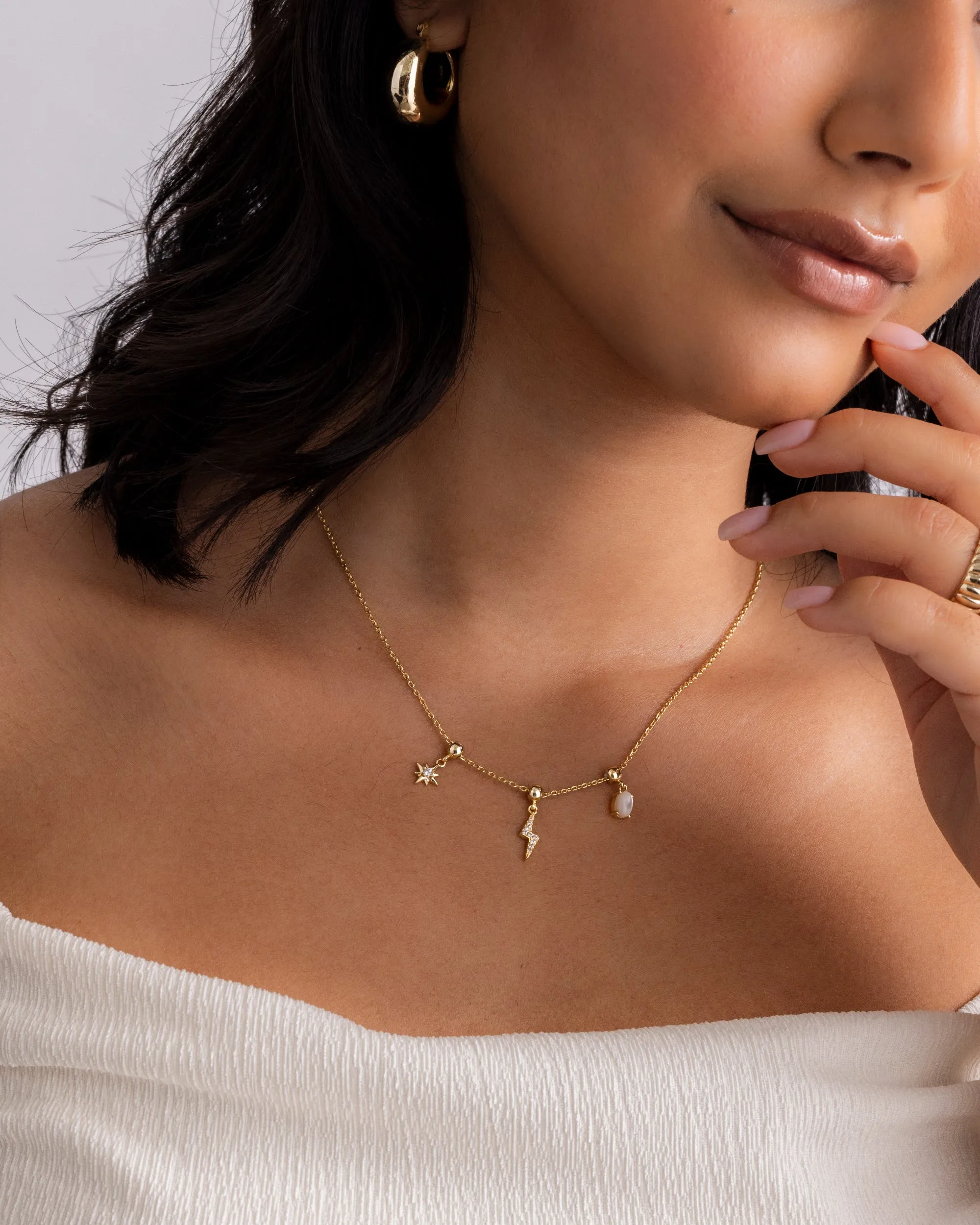 Whimsy Celestial Charm Necklace