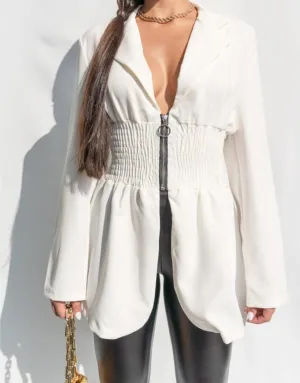 White blazer