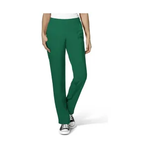 Wink Women's Flat Front Cargo Scrub Pant - Hunter Green