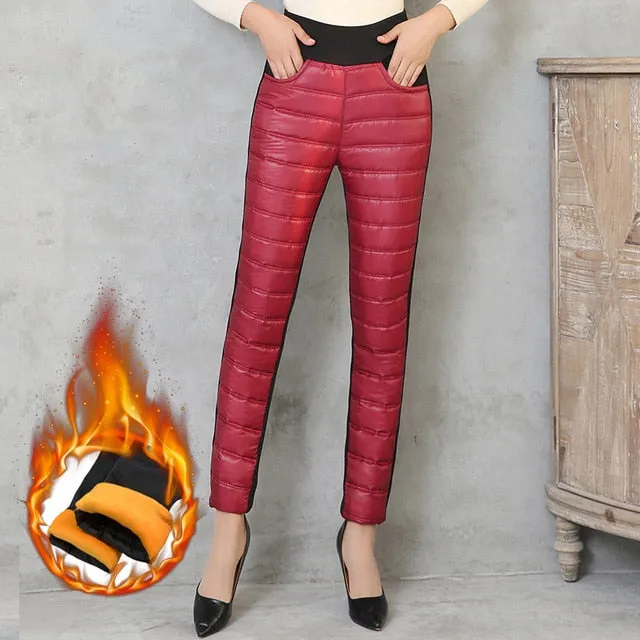 Winter Embroidery Trousers For Women