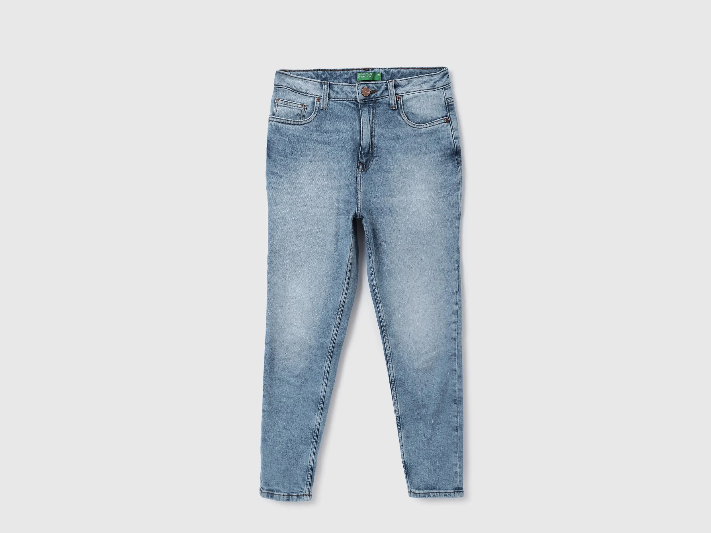 Women Solid Mom Fit Jeans