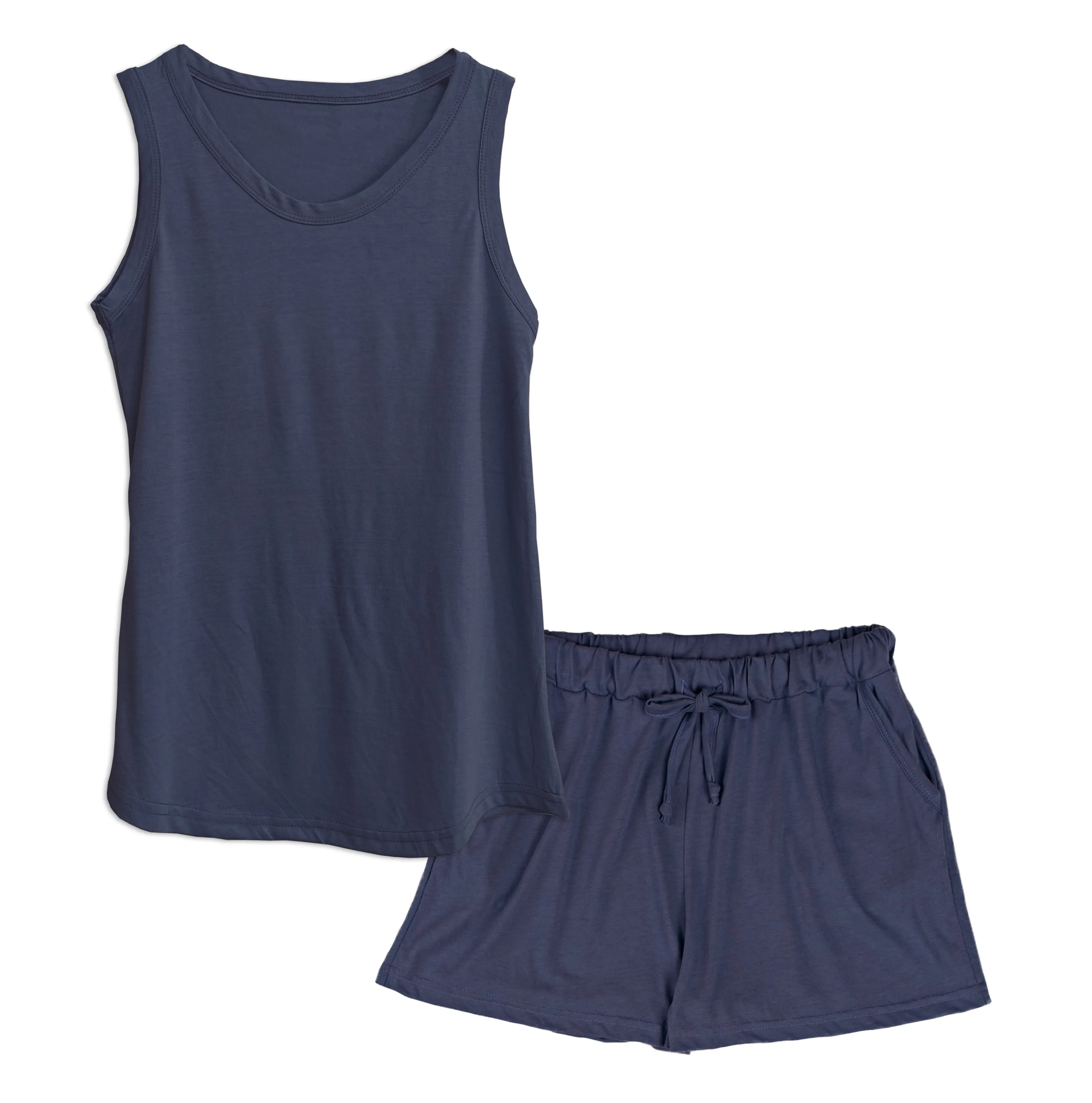 Women's Flowy Tank   PJ Shorts Set in Modal/Cotton Blend