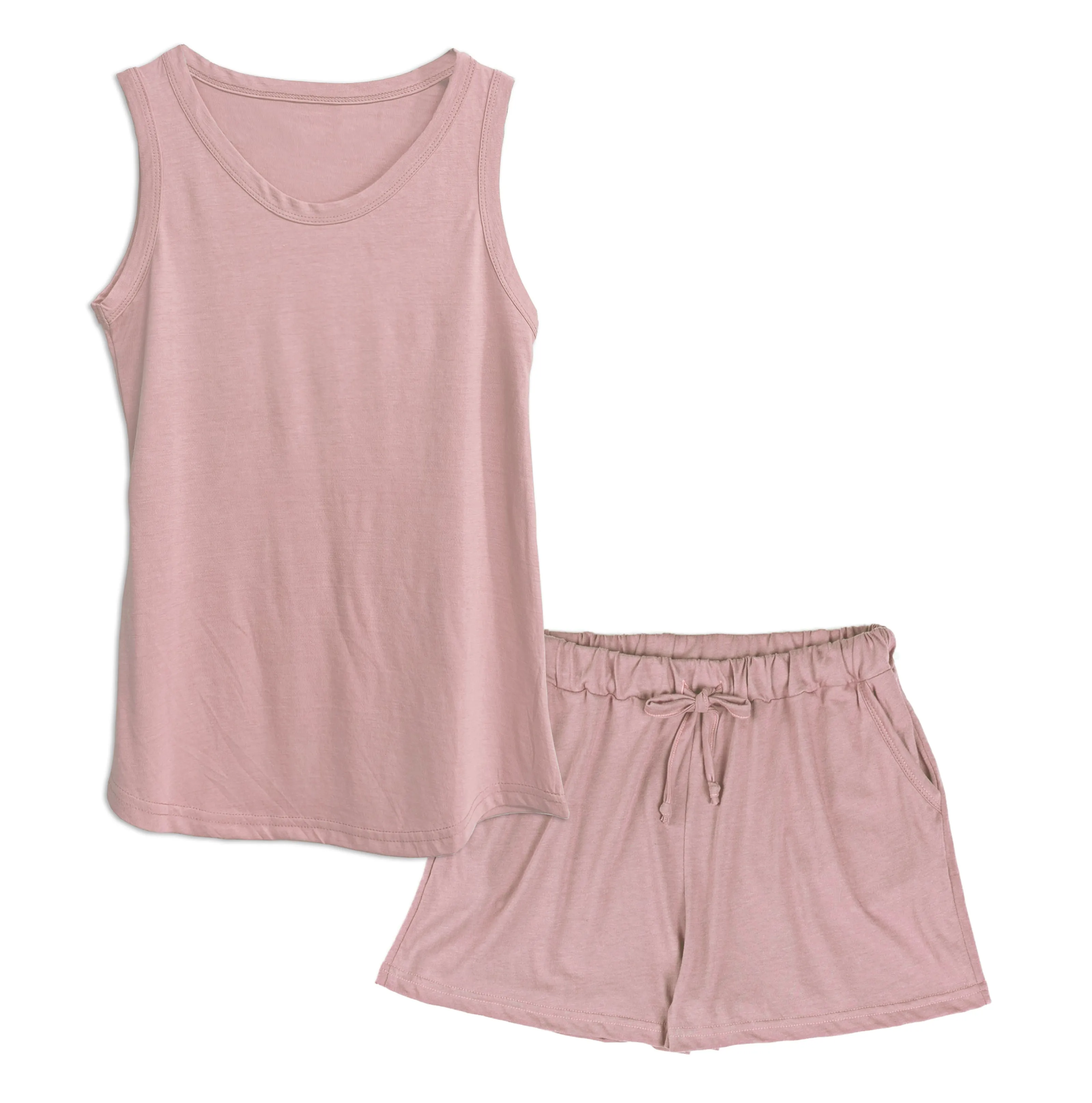 Women's Flowy Tank   PJ Shorts Set in Modal/Cotton Blend