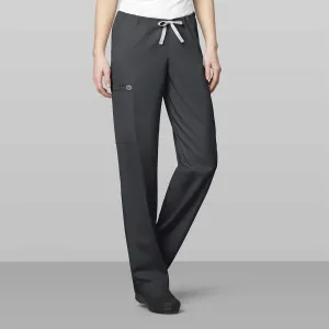 WonderWORK 500 Unisex Drawstring Cargo Scrub Pants Pewter