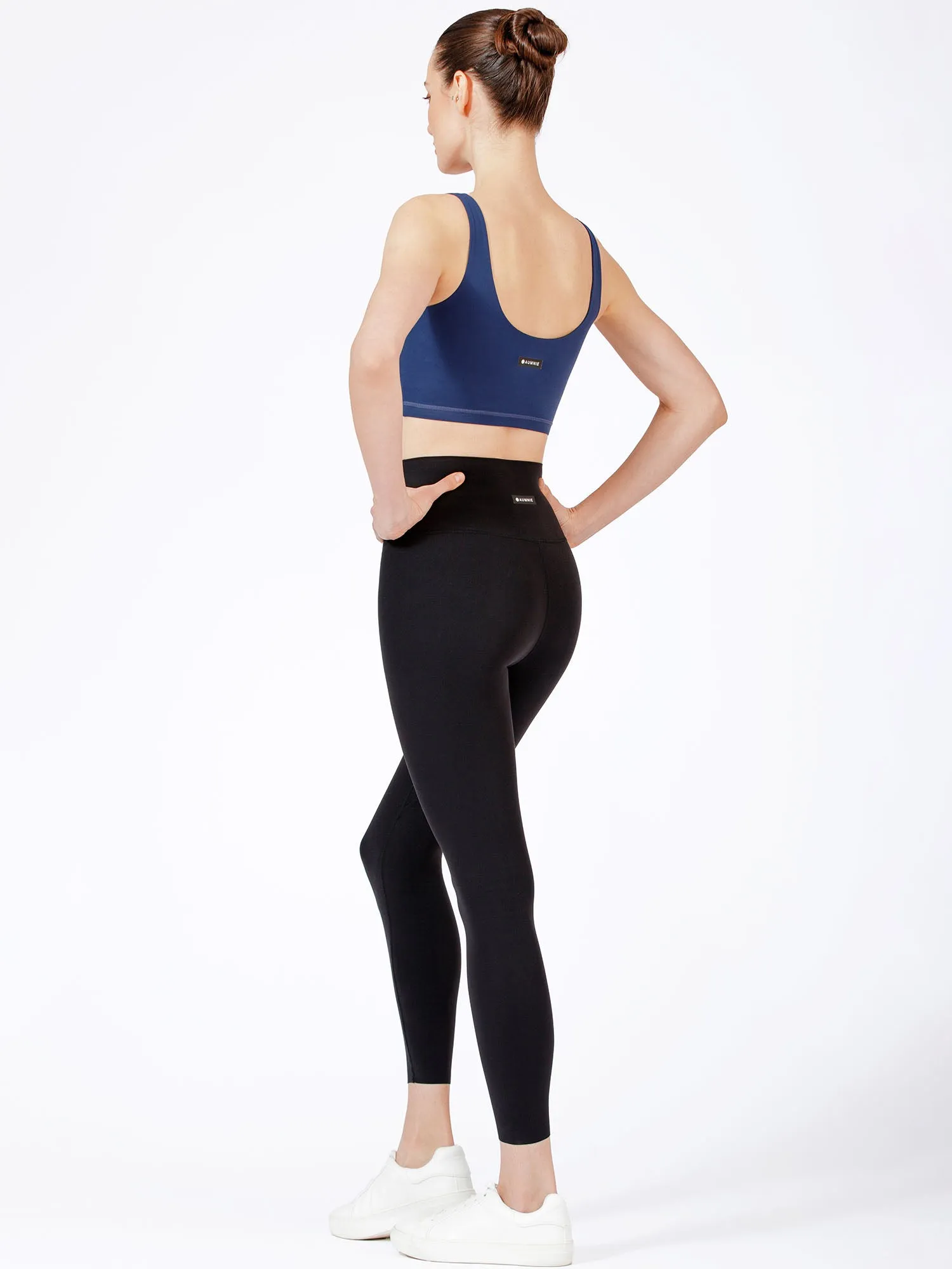 WRAPPED U-NECK NUDE TANK
