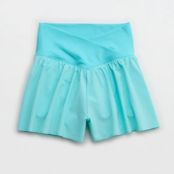 XS,S: Aerie Crossover Flowy Stretch Shorts