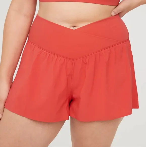 XXS: Aerie Crossover Flowy Stretch Shorts