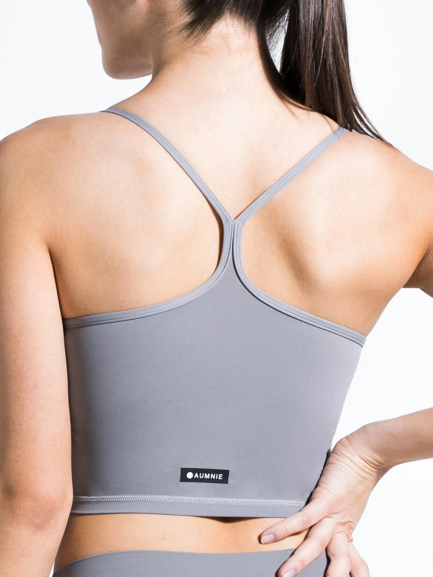 Y NUDE TANK, LUNAR GREY