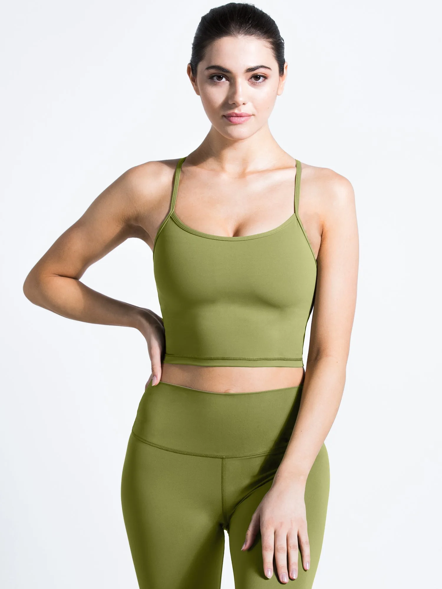 Y NUDE TANK, MUSTARD