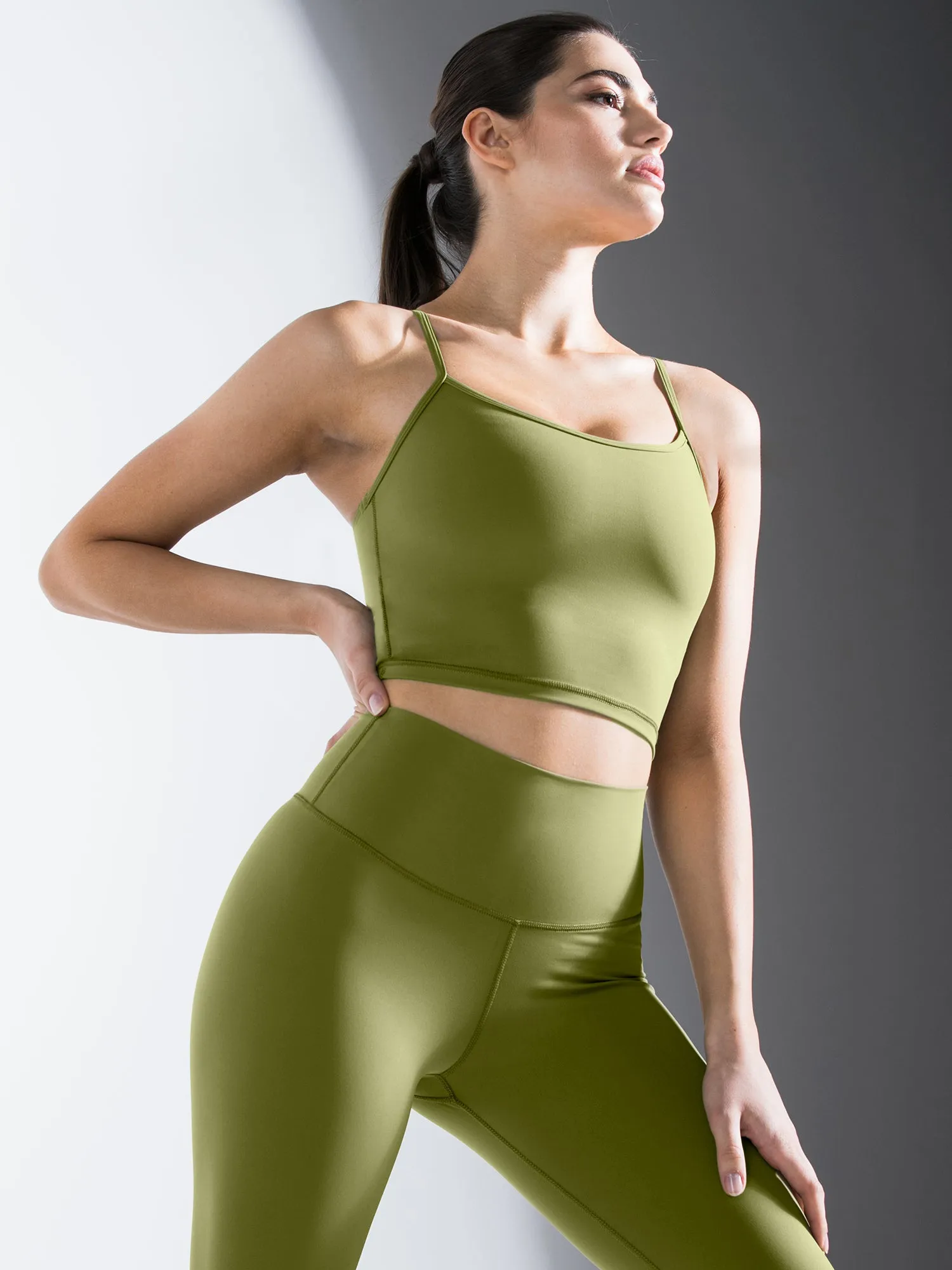 Y NUDE TANK, MUSTARD