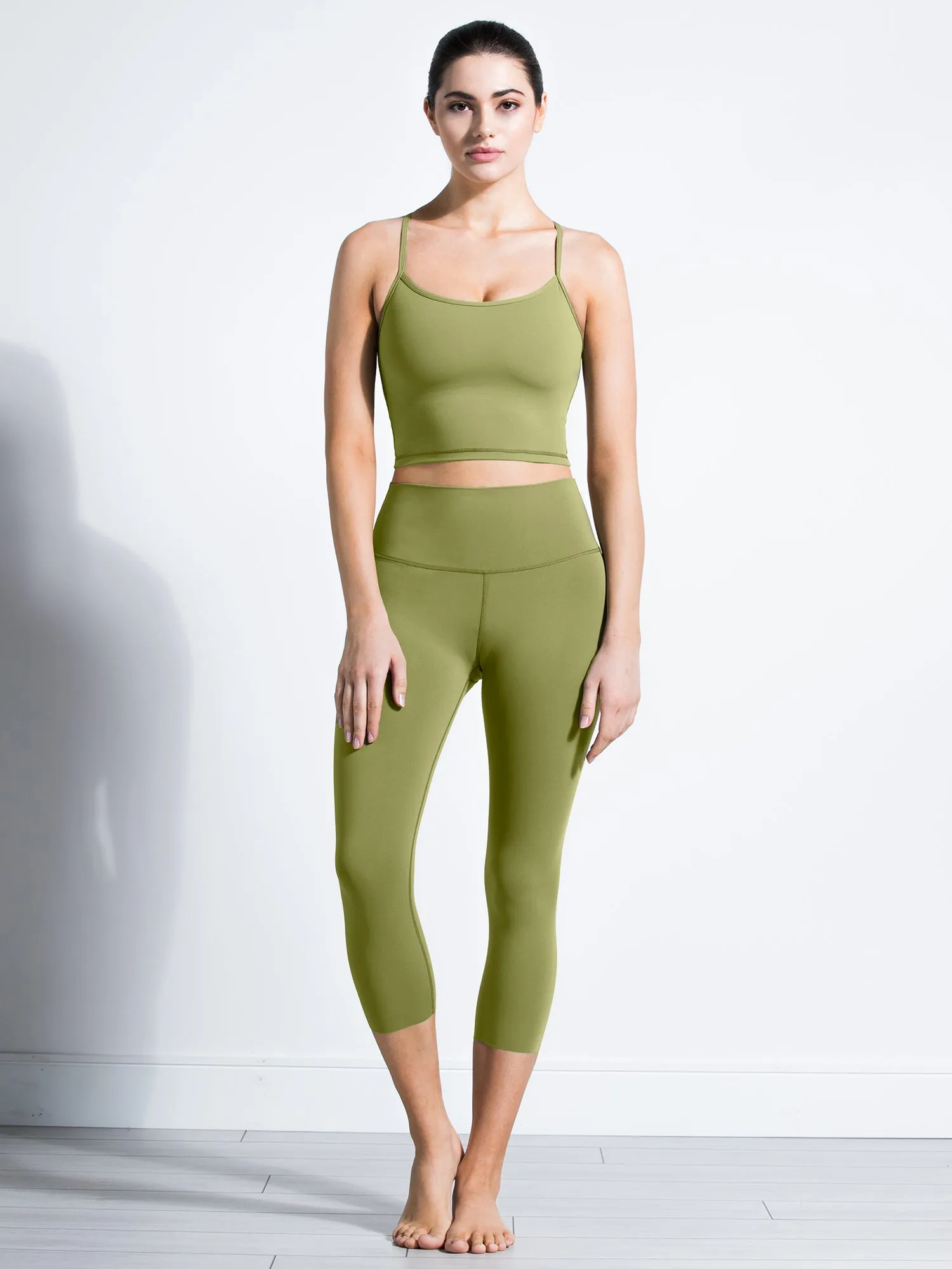 Y NUDE TANK, MUSTARD
