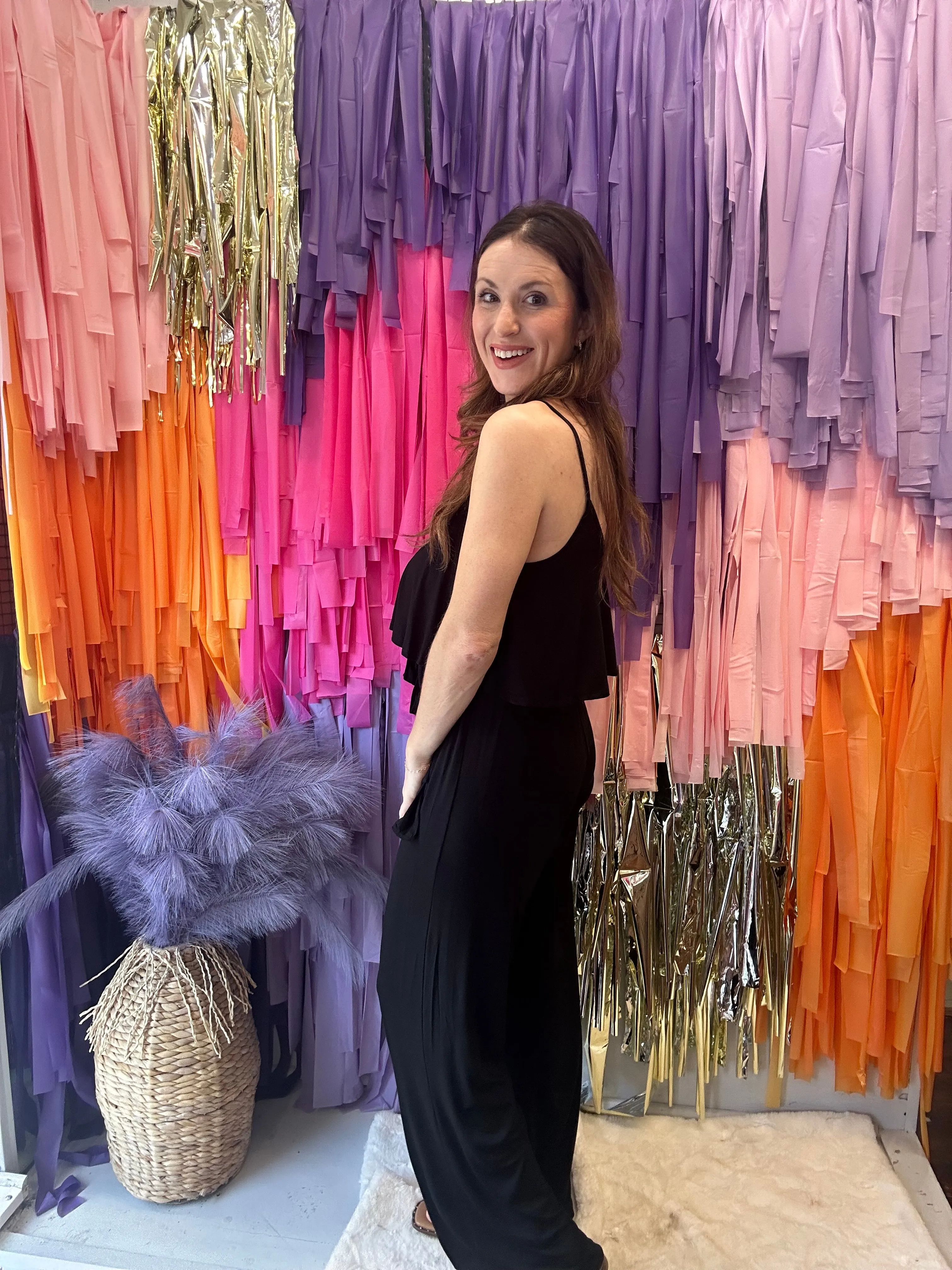 You’re Worth It Jumpsuit: Black