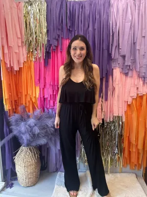 You’re Worth It Jumpsuit: Black