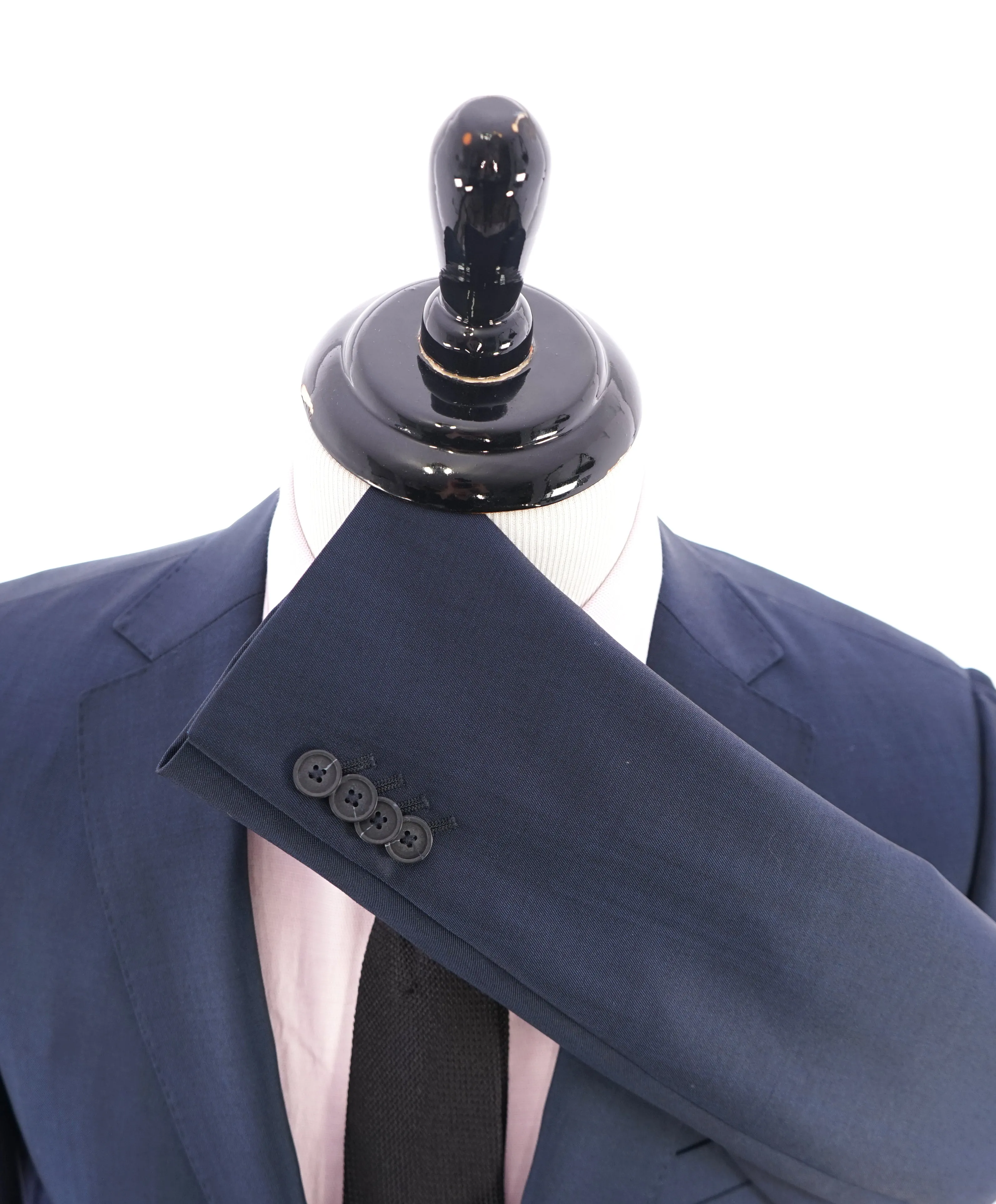 Z ZEGNA - MOHAIR Blend Blue Drop 8 Slim Wool Suit - 40R