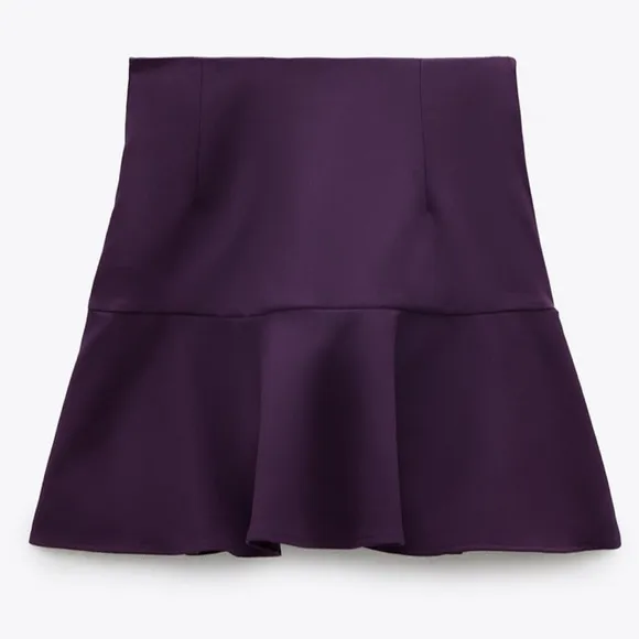 ZARA belted flowy skorts women’s Size Medium